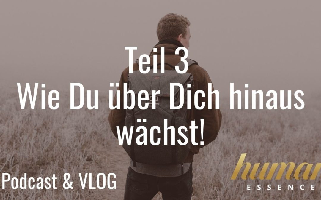 Teil 3: Wie Du über Dich hinaus wächst! VLOG